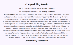 Moon Phase Compatibility Calculator