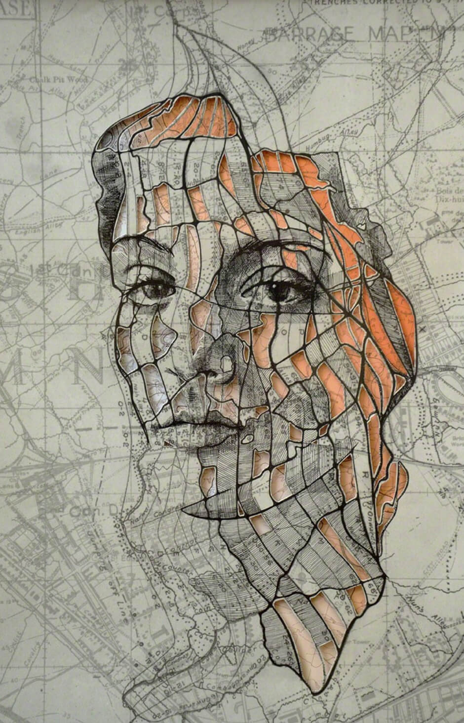 Paper Map Art